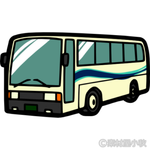 観光バスのイラスト ソザイヤコアキ
